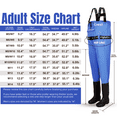 thumbnail image 3 of DaddyGoFish Chest Waders for Kids and Adults, Fishing and Hunting Waders with a Pocket and a Wader Hanger, 3 of 10