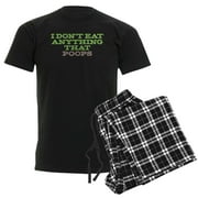 CafePress - Don't Eat Anything That Poops Men's Dark Pajamas - Men's Dark Loose Fit Cotton Pajama Set