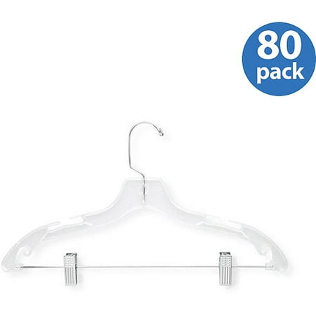 hangers honey pack clips clear plastic clothes