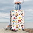 thumbnail image 4 of Uemuo Childrens Party Printed Washable Luggage Cover - Fashion Suitcase Protector Fits 18-32 Inch Luggage -Medium, 4 of 9