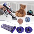 thumbnail image 2 of 4-Pack Filter Replacement - Suitable for Dyson V7 V8 Vacuum Cleaner - 2 HEPA Post Filters, 2 Pre-Filters, 1 Brush - Vacuum Cleaner Part, 2 of 5