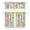 White-107, variant on Pioneer Kitchen Curtains and Valance Set 36 Inch Tier Floral Flowers 3 Pieces Set Dining Room Small Curtain Drapes Cafe Curtains Valance for Home Decor Rod Pocket