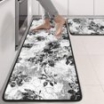 thumbnail image 2 of Kitchen Rugs Sets Of 2,Pioneer Flower Floral Print Pattern Anti Fatigue Kitchen Mat Rugs Non Slip Washable,Decorative Kitchen Floor Mats for Kitchen,Sink,Laundry,17"x47"+17"x47", 2 of 5