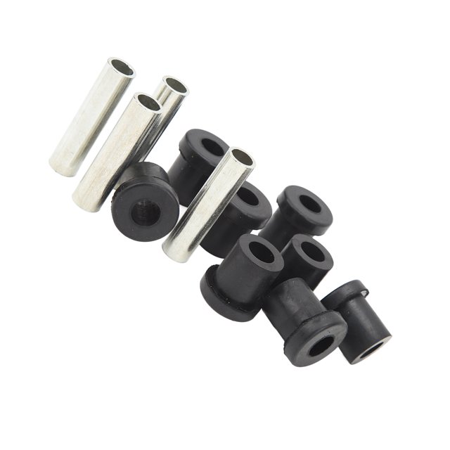 Leaf Spring Bushing Sleeves Set, 12Pcs High Hardness Rear Spring Bushing Set for TXT Medalist Cart Gas Electric