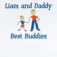 thumbnail image 2 of CafePress - Liam & Daddy Best Buddies Infant Bodysuit - Baby Light Bodysuit, Size Newborn - 24 Months, 2 of 4