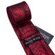 thumbnail image 5 of Set de corbatas Barry.Wang de seda con cachemir, 150 cm, rojo y negro, 5 of 6