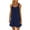 Navy, variant on TIHLMK Summer Dresses for Women Beach Women's Beach Dress Bikini Beachwear Coverups Casual Vacation Short Summer Halter Dresses Green Tank Dresses
