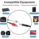 thumbnail image 2 of 3.5mm to RCA Cable 100ft 3.5mm TRS Male to 2RCA Male Stereo Y Splitter, 2 of 5