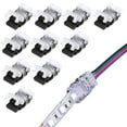 thumbnail image 4 of GUYUTING 4 Pin LED Connector Quick Connection Hassle Free For 10mm RGB 4 Pin LED Strips Power Supply LED Controller Smart Home Systems, 4 of 8