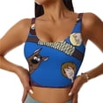 thumbnail image 2 of Lsque Scooby-Doo Printed Women'S Sports Bra, Compression, Moisture Wicking, High-Impact Sports Bra For Women,Supportive sports bra-XX-Large, 2 of 9