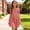 Red, variant on Girls Casual Dress, Off the Shoulder Midi Length Party Sleeveless Kids Summer Dresses Red Size 10-12T
