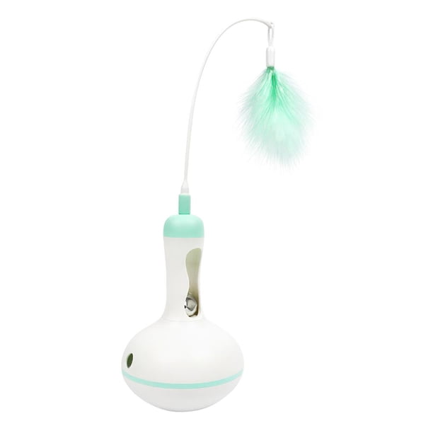 Tumbler Leaks Cat'S Daily Necesities Funny Self-Hi Bell Feather Cat Toy Cat Feather Toys Con Agujero De Fuga Para Cat Home Indoor Vogacara PT001722-03