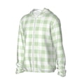 thumbnail image 2 of Easygdp Green Checkboard Lightweight Long Sleeve Sun Shirt Sports long-Sleeved Sun Protective Clothing, Quick Drying Breathable - Medium, 2 of 9