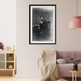 thumbnail image 3 of Historic Framed Print, [Abraham Lincoln, seated next to small table, in a reflective pose, May 16, 1861], 17-7/8" x 21-7/8", 3 of 9