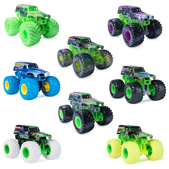 Monster Jam, Grave Digger Monster Truck 1:64 Scale Die-Cast Toy Vehicle (1 Car; Styles May Vary, Items May Not be Pictured)