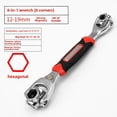 thumbnail image 1 of 52-in-1 Multifunctional Socket Wrench Kit with 360-Degree Rotation, 8-21mm Size Range, 8-in-1 Augmented Design, High-Quality Durable Construction, Magnetic Red-Black Handle (12-19mm), Compact &, 1 of 6