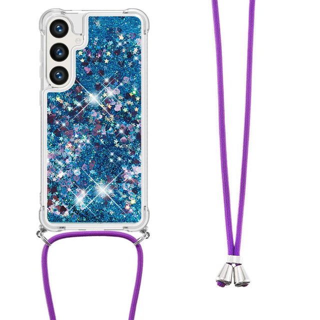 Funda FOXDOCK para Samsung Galaxy S26 Plus con Cuerda Ajustable, Brillo Líquido, Protección Antigolpes y Lente – Ideal para Regalo
