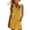 Yellow, variant on WAGUTH Women's Half-Zip Mini Dress Cotton Linen Sleeveless Collared Casual Shift Dress Summer Dress with Pockets for Daily Outfit