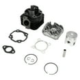 thumbnail image 1 of Kit de Piston de Cylindre, Kit de Réparation en Alliage d'Aluminium 11 Pcs Haute Résistance Alésage 47mm pour Moteur Jog 50cc 1E40QMB, 1 of 7