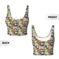 thumbnail image 6 of Rateoe Sicilian Style Print Womens' Sports Bras Scoop Neck Sports Vest- Padded U Back Seamless High Impact Support, 6 of 7