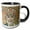 Black/White, variant on 3drose, Byzantine Art, St Marks Basilica, Venice, Italy - Eu16 Pri0086 - Prisma, 11oz Two-tone Black Mug