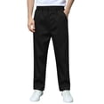thumbnail image 2 of Boys' Casual Pull-On Pants with Elastic Waistband and Side Pockets Lightweight Loose Fit Breathable Trousers for School Uniform Outdoor Hiking Everyday Wear, 2 of 9