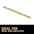 thumbnail image 3 of Broca DEWALT DW1309 de nitruro de titanio con punta dividida de 2,78 mm, 3 of 5