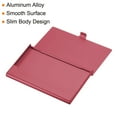 thumbnail image 5 of Professional Business Card Holder Aluminum Slim Pocket Credit Card Case, Red, Pink 2 Pack, 5 of 6