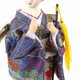 thumbnail image 4 of Asian Decor Geisha Figurine Decorative Item Indoor Desk Red Resin Tabletop Ornament 1Pcs, 4 of 4