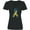 AB-Black, variant on Inktastic Down Syndrome Awareness Blue and Yellow Hearts Ribbon Women's V-Neck T-Shirt