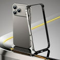 thumbnail image 3 of Metal Bumper Case for 17 with Silicone Inner Slim Metal Frame Protection for 17 Series, 3 of 7