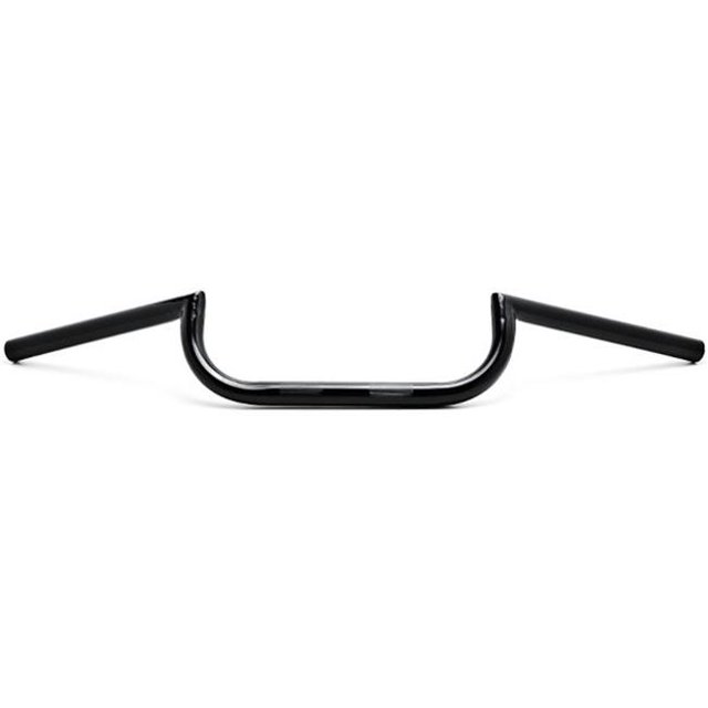 1 Po Guidon de Moto Acier Café Racer Clubman Style Bobber Custom&44; Noir