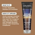 thumbnail image 4 of John Frieda Midnight Brunette Hair Womens Deepening Shampoo, Cocoa & Primrose Oil, 8.3 oz, 4 of 8