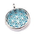 thumbnail image 1 of Colgante de cristal jinwen Circular Azul 2, 1 of 8