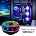thumbnail image 5 of Radiador Ufo Computadora De Escritorio Cpu Radiador Con Ventilador Led Rgb Minnieouse EL016056-00, 5 of 5