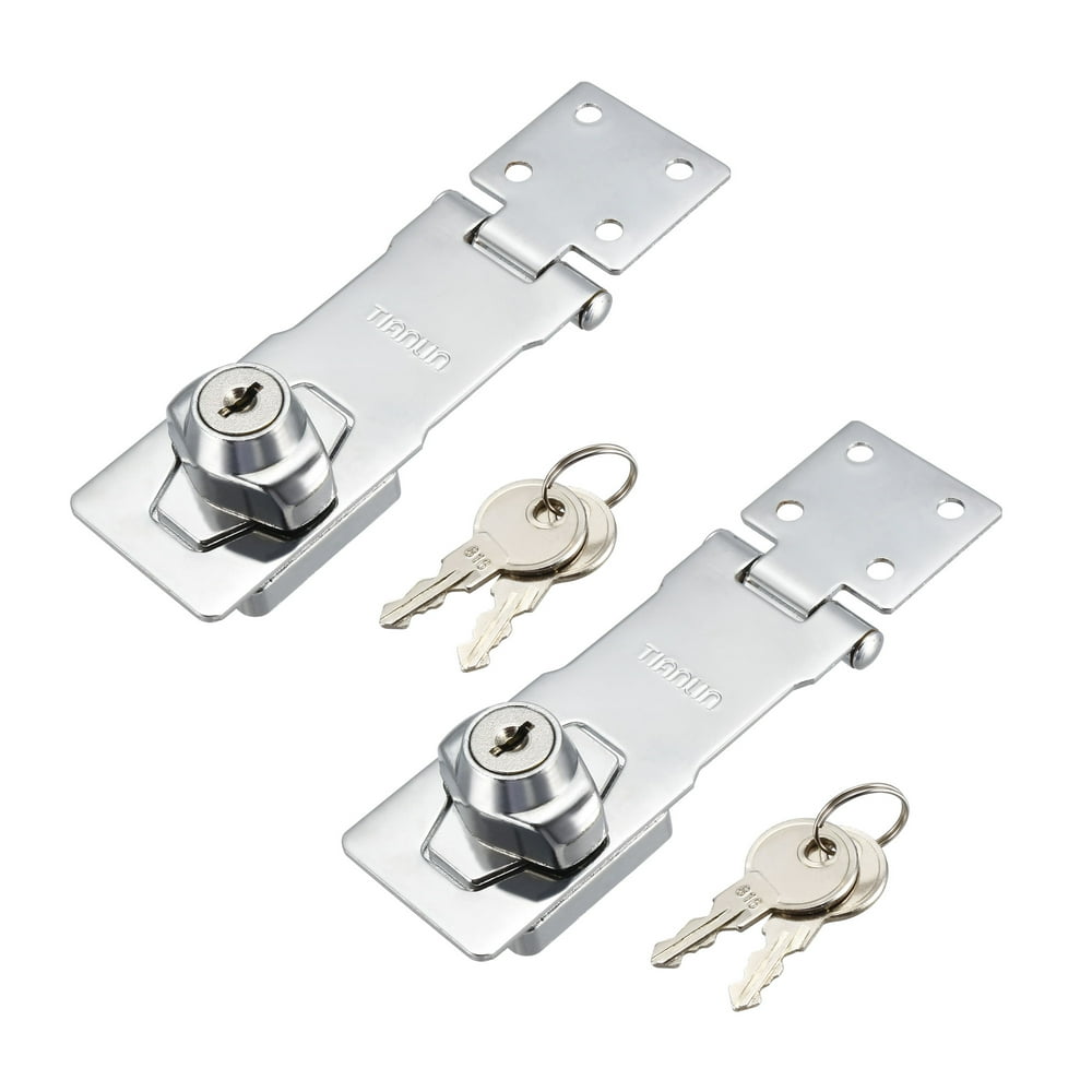 Keyed Hasp Lock 143mm Twist Knob Keyed Locking Hasp for Door