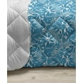 thumbnail image 3 of Aqua Down Alternative Comforter, Animal Pattern Inspired by Tropical Fish Skin Scales Hand Drawn Style Spotty, Microfiber Quilt for All Season, 5 Sizes, Violet Blue Aqua, by Ambesonne, 3 of 3
