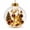 F, variant on Glowing Christmas Story Ornament, Light-Up Mini Holiday Scene with Warm LED Light, Festive Keepsake Gift for Home Christmas Party Decoration