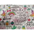 thumbnail image 5 of oneOone Cotton Poplin Light Pink Fabric Unicorn Pattern Sewing Material Print Fabric By The Yard 56 Inch Wide, 5 of 5