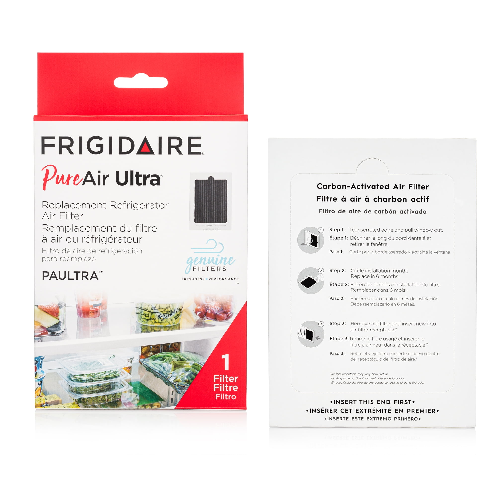 4 Filters For Frigidaire Electrolux PAULTRA Replacement Refrigerator Air Filter 