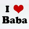 thumbnail image 2 of CafePress - I Love Baba Infant Bodysuit - Baby Light Bodysuit, Size Newborn - 24 Months, 2 of 4