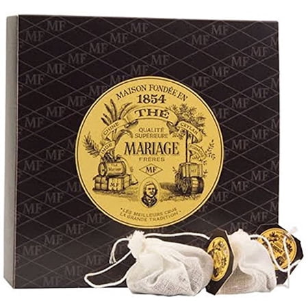 Mariage Freres. Rouge Metis Tea, 30 Tea Bags 75G (1 Pack).