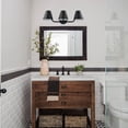 thumbnail image 4 of Claxy 3-Light Black Bathroom Vanity Lights with Barrel Metal Shade, 4 of 6
