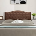 thumbnail image 3 of Cassandra Queen Headboard – Adjustable 12-Position Button Tufted Linen Headboard, 3 of 5