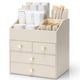 thumbnail image 1 of Organizador de maquillaje Vlando Beige 25x20x27 cm 4 cajones, 1 of 8