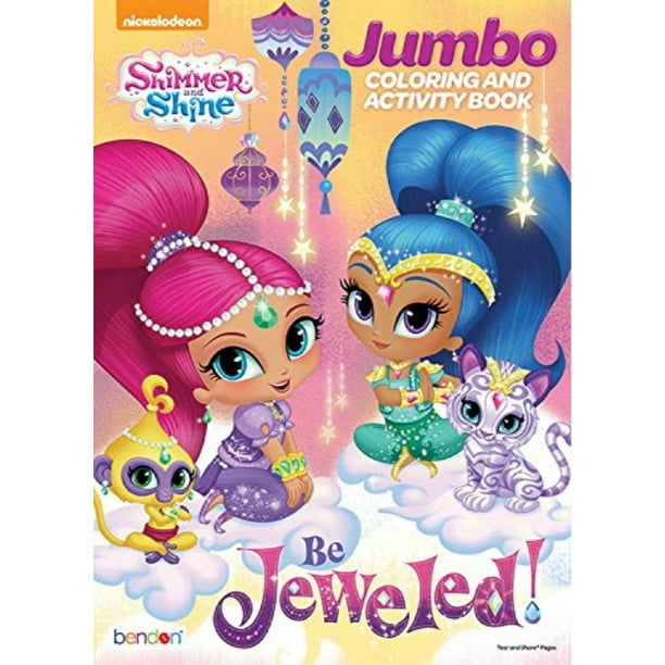 nickelodeon shimmer and shine jumbo coloring and activity book ...