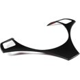 thumbnail image 4 of Matte Black Car Steering Wheel Decoration Frame Trim for BMW 1 3 Series E82 E87 E90 E92 E93 Steering Wheel Button Frame Cover for BMW X1 E84, 4 of 5