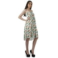 thumbnail image 5 of Moomaya Women Sundresses Tube Dress Printed Smocked Women Boho Knee Long Dress, 5 of 6