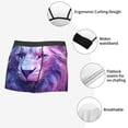 thumbnail image 3 of Kdxio Men's Boxer Briefs with Cool Lion Head Print - Comfortable and Breathable Underwear for Everyday Wear, 3 of 5