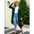thumbnail image 6 of Weardear Women's Plus Size Cardigan Long Sleeve Open Front Drape Cardigans Lightweight Long Duster, 6 of 7